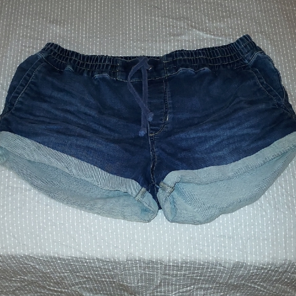 Women's Blue Denim Shorts